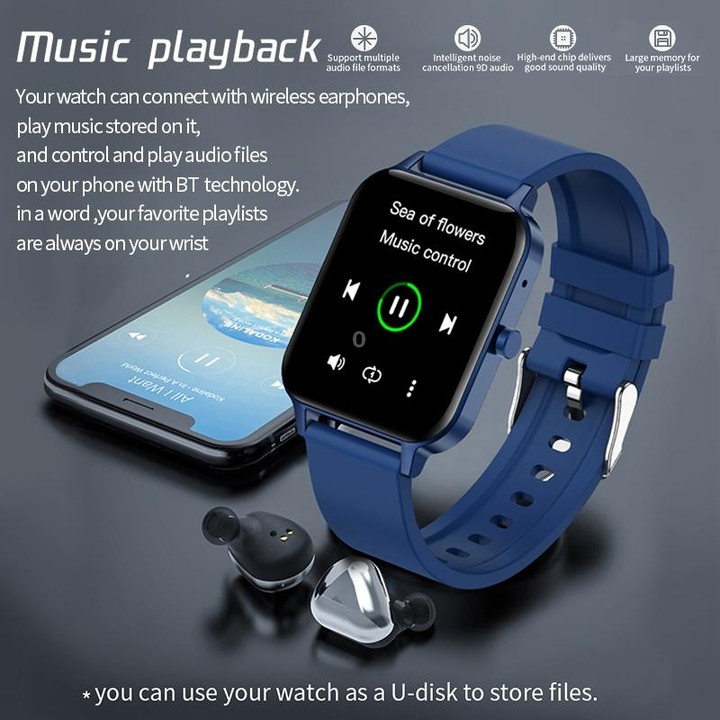 MX7 1.69 inch IPS Touch Screen IP68 Waterproof Smart Watch, Support Sleep Monitoring / Heart Rate Monitoring / Bluetooth Call /