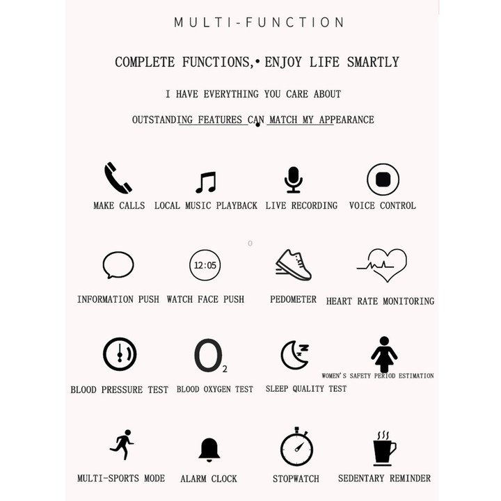 Z73 1.09 inch Touch Screen Smart Bracelet, Support Sleep Monitoring / Heart Rate Monitoring / Voice Control / Women Menstrual Cy