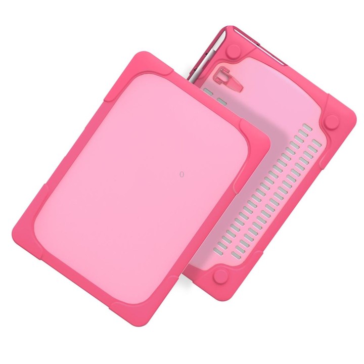 For MacBook Air 13.3 inch A1932 (2018) TPU + PC Two Color Laptop Protective Case(Rose Red)