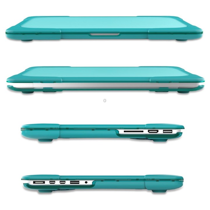 For MacBook Air 13.3 inch A1932 (2018) TPU + PC Two Color Laptop Protective Case(Sky Blue)