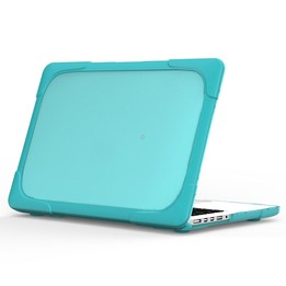 For MacBook Air 13.3 inch A1932 (2018) TPU + PC Two Color Laptop Protective Case(Sky Blue)