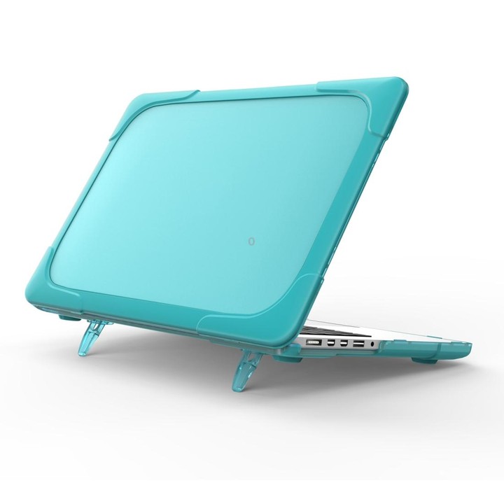 For MacBook Air 13.3 inch A1932 (2018) TPU + PC Two Color Laptop Protective Case(Sky Blue)