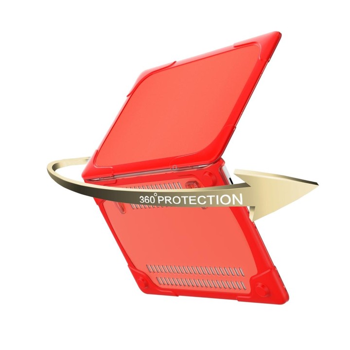For MacBook Pro 13.3 inch with Touch Bar (A2159 / A1989) TPU + PC Two Color Laptop Protective Case(Red)