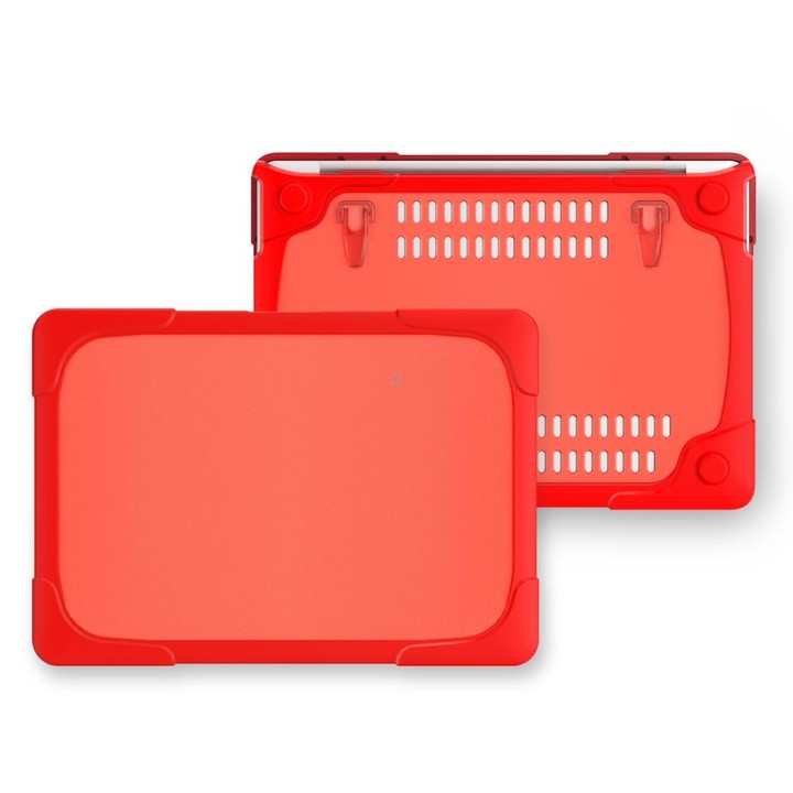 For MacBook Pro 13.3 inch with Touch Bar (A2159 / A1989) TPU + PC Two Color Laptop Protective Case(Red)