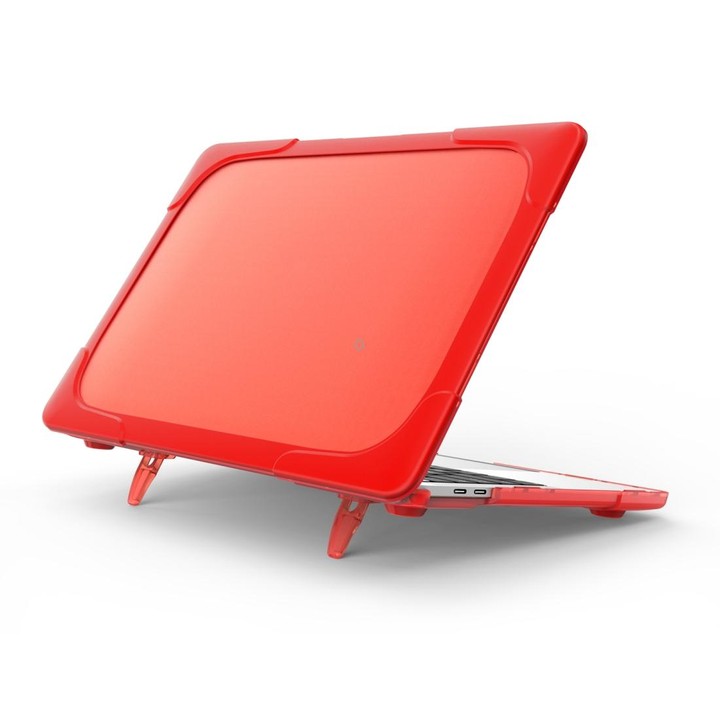 For MacBook Pro 13.3 inch with Touch Bar (A2159 / A1989) TPU + PC Two Color Laptop Protective Case(Red)