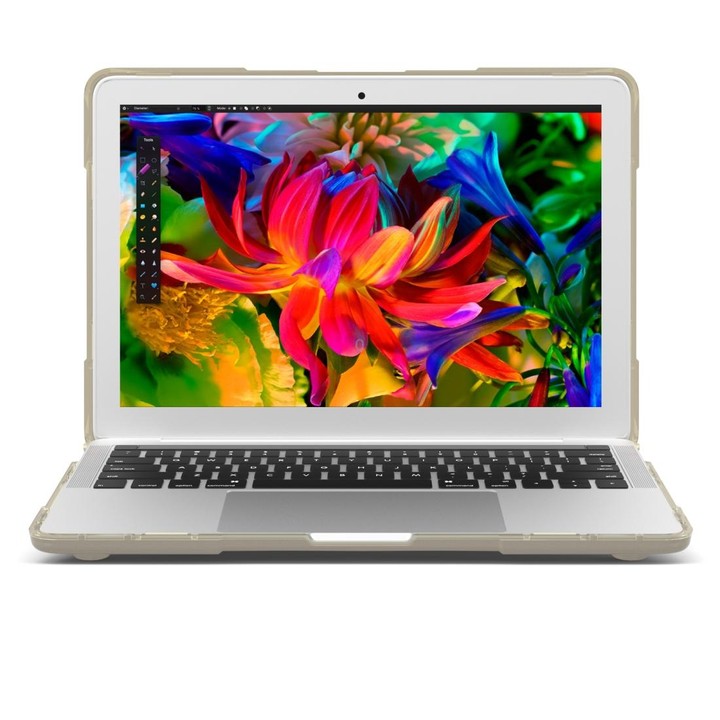 For MacBook Pro 13.3 inch with Touch Bar (A2159 / A1989) TPU + PC Two Color Laptop Protective Case(Khaki)