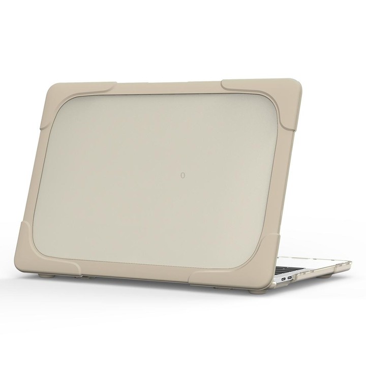 For MacBook Pro 13.3 inch with Touch Bar (A2159 / A1989) TPU + PC Two Color Laptop Protective Case(Khaki)