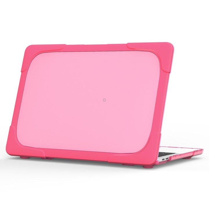 For MacBook Pro 13.3 inch with Touch Bar (A2159 / A1989) TPU + PC Two Color Laptop Protective Case(Rose Red)
