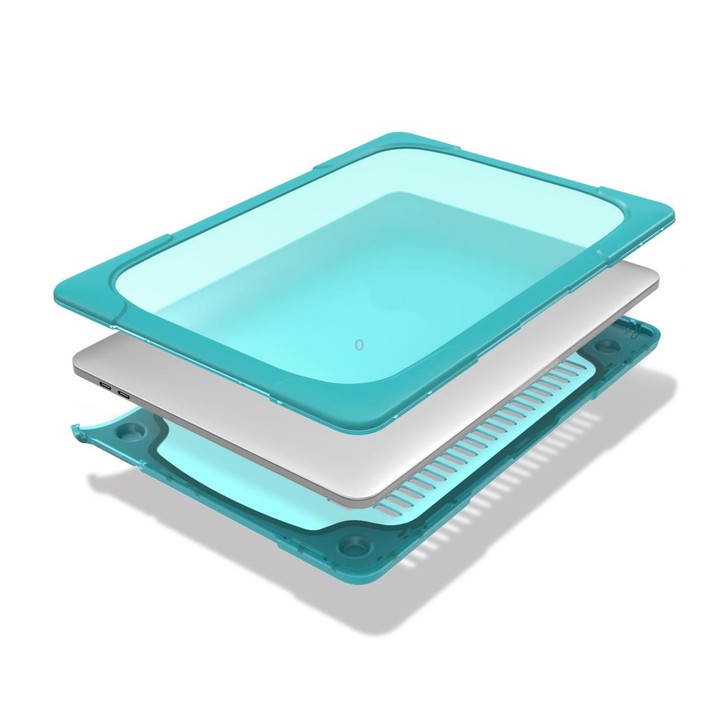 For MacBook Pro 13.3 inch with Touch Bar (A2159 / A1989) TPU + PC Two Color Laptop Protective Case(Sky Blue)