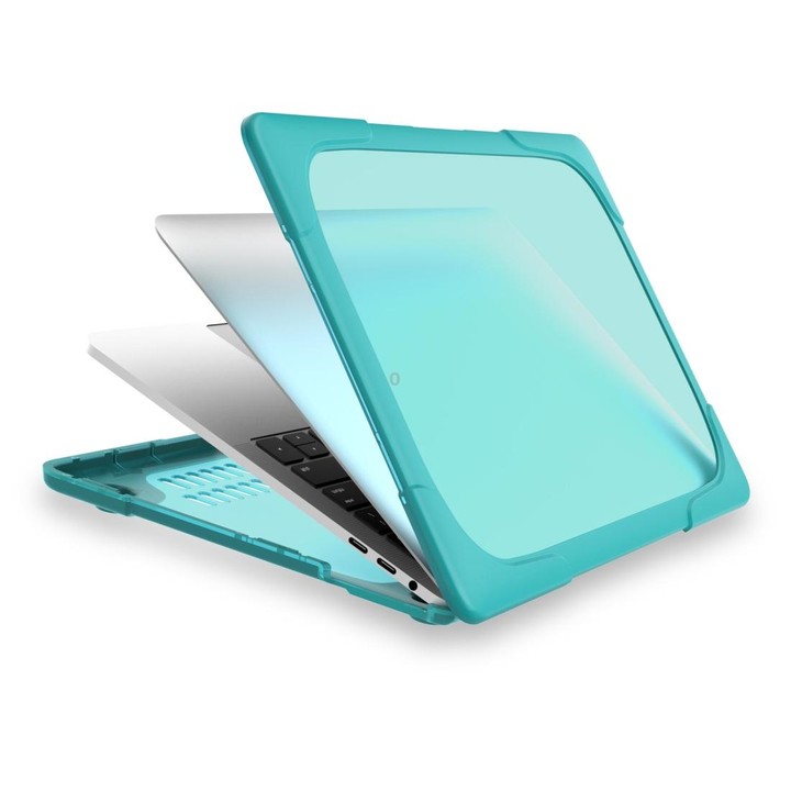 For MacBook Pro 13.3 inch with Touch Bar (A2159 / A1989) TPU + PC Two Color Laptop Protective Case(Sky Blue)