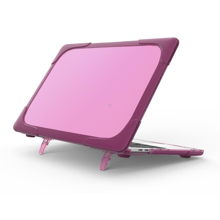 For MacBook Pro 13.3 inch with Touch Bar (A2159 / A1989) TPU + PC Two Color Laptop Protective Case(Purple)