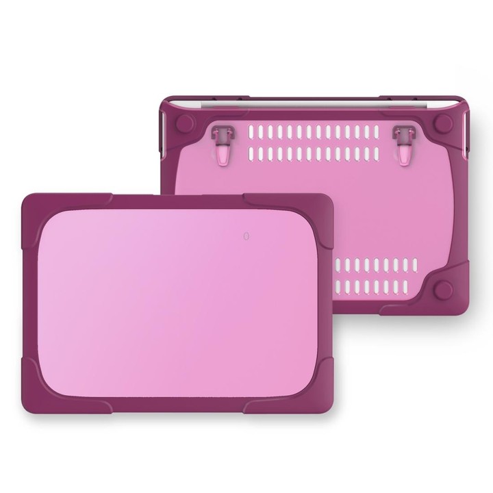 For MacBook Pro 13.3 inch with Touch Bar (A2159 / A1989) TPU + PC Two Color Laptop Protective Case(Purple)