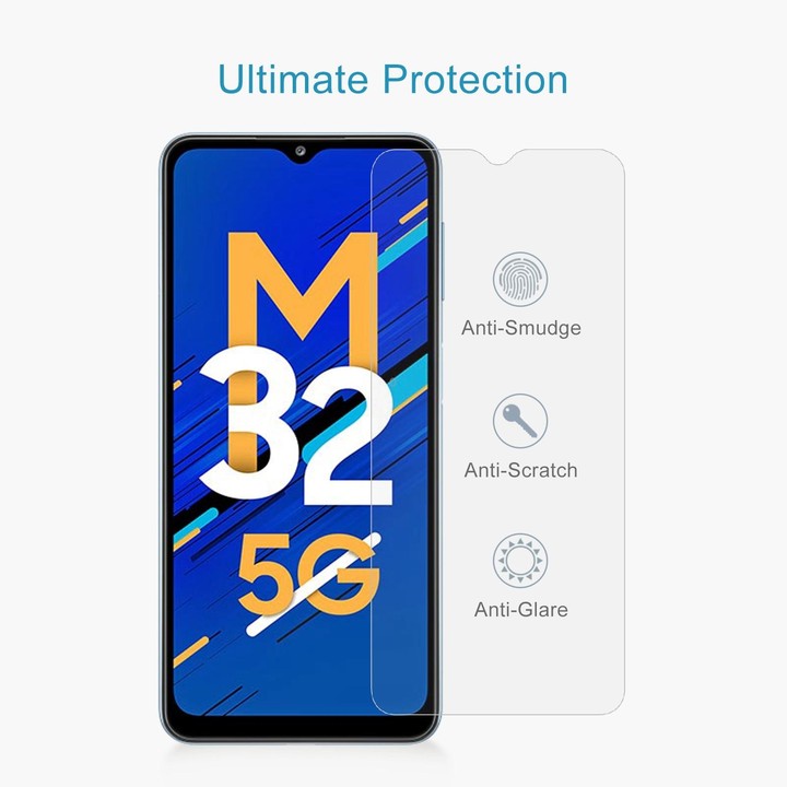 For Samsung Galaxy M32 5G 10 PCS 0.26mm 9H 2.5D Tempered Glass Film