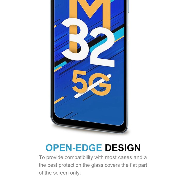 For Samsung Galaxy M32 5G 50 PCS 0.26mm 9H 2.5D Tempered Glass Film