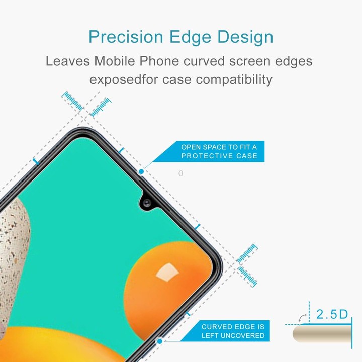 For Samsung Galaxy M32 4G 10 PCS 0.26mm 9H 2.5D Tempered Glass Film