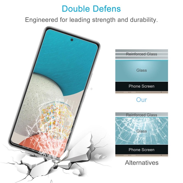 10 PCS 0.26mm 9H 2.5D Tempered Glass Film For Samsung Galaxy A53