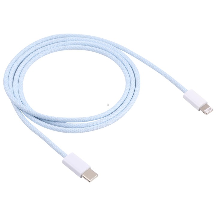 SDC-20W PD USB-C / Type-C Travel Charger + 1m 12W USB-C / Type-C to 8 Pin Data Cable Set, EU Plug(Blue)