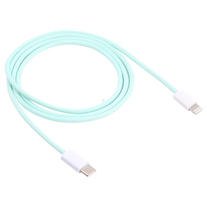 SDC-20W PD USB-C / Type-C Travel Charger + 1m 12W USB-C / Type-C to 8 Pin Data Cable Set, US Plug(Green)