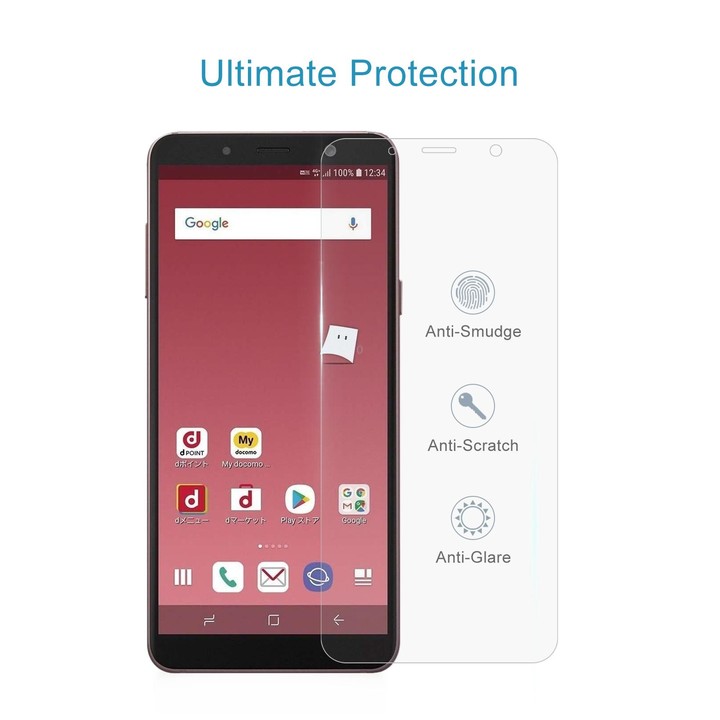 50 PCS 0.26mm 9H 2.5D Tempered Glass Film For Samsung Galaxy Feel 2
