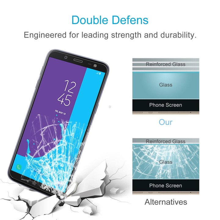 50 PCS 0.26mm 9H 2.5D Tempered Glass Film For Samsung Galaxy On6