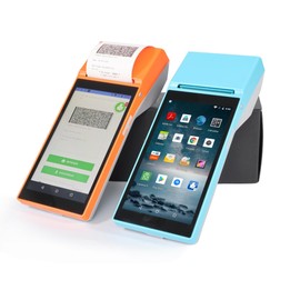 SGT-SP01 5.5 inch HD Screen Handheld POS Receipt Printer, Basic Version, US Plug(Orange)