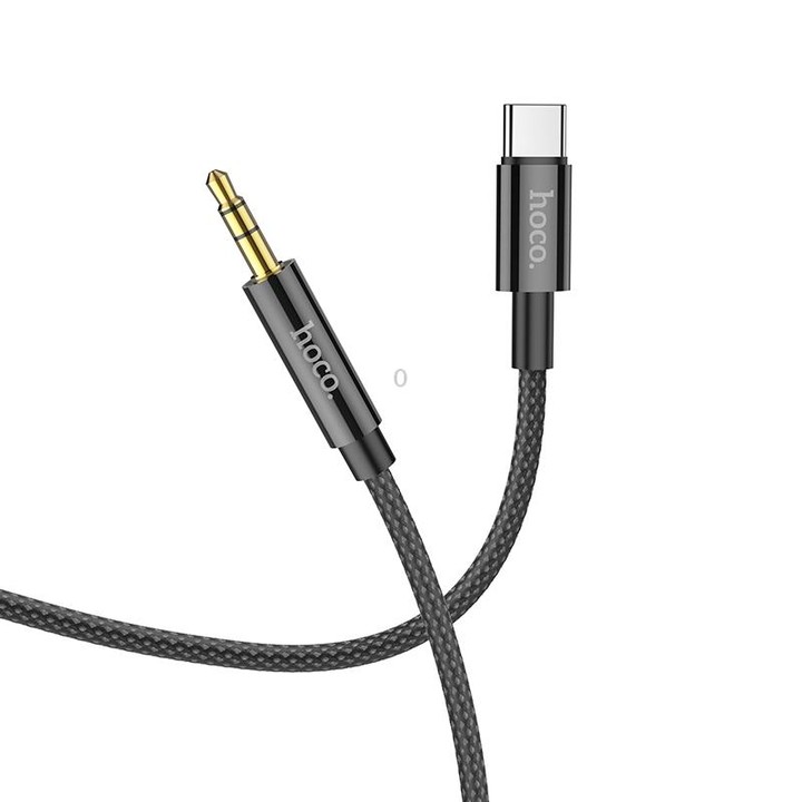 hoco UPA19 Type-C / USB-C Digital Audio Conversion Cable, Length: 1m(Black)
