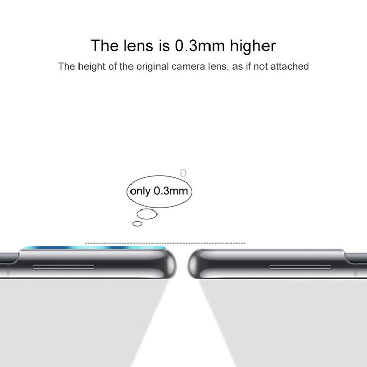 For Samsung Galaxy S22 Ultra 5G 10pcs 0.26mm 9H 2.5D Rear Camera Lens Tempered Glass Film