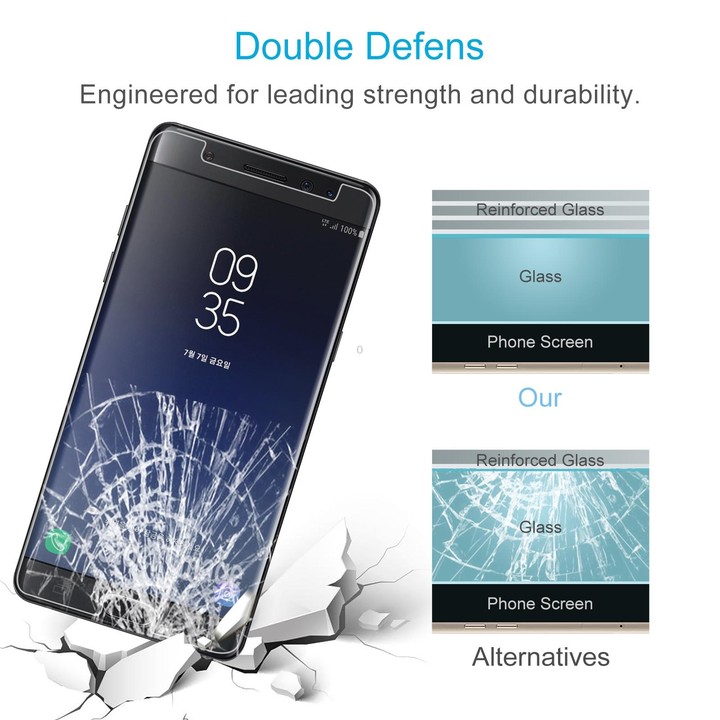 10 PCS 0.26mm 9H 2.5D Tempered Glass Film For Samsung Galaxy Note FE