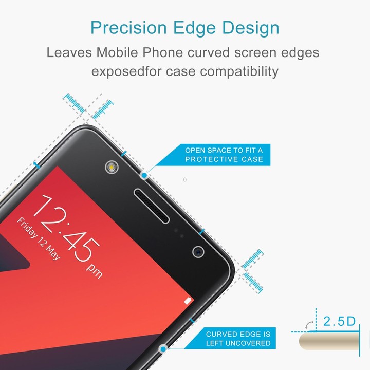 50 PCS 0.26mm 9H 2.5D Tempered Glass Film For Samsung Z4