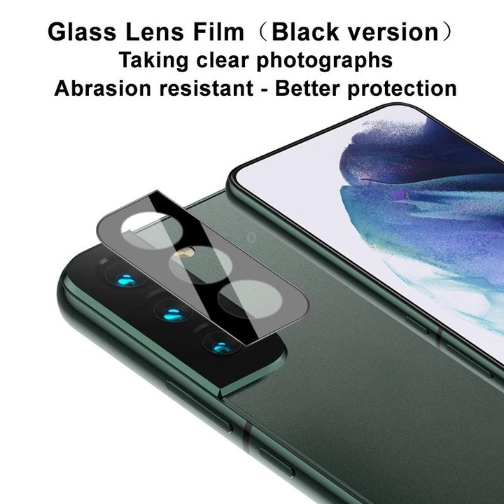 For Samsung Galaxy S22 5G / S22+ 5G imak Rear Camera Lens Glass Film Black Version