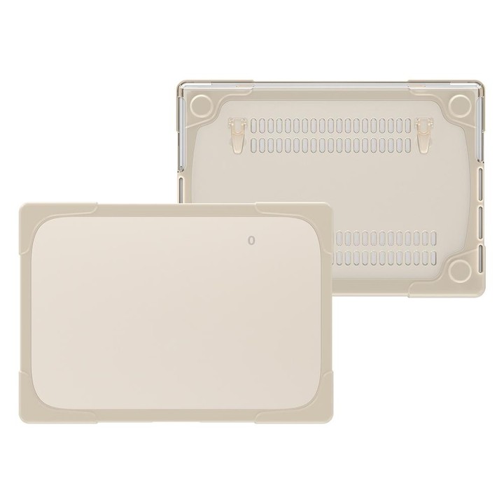 TPU + PC Two Color Laptop Protective Case For MacBook Pro 14.2 inch A2442 2021(Khaki)