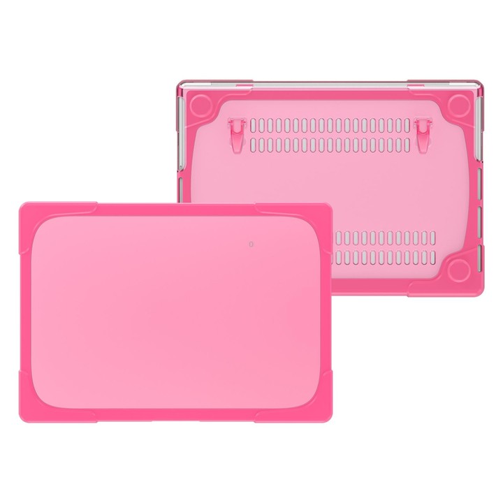 TPU + PC Two Color Laptop Protective Case For MacBook Pro 14.2 inch A2442 2021(Rose Red)
