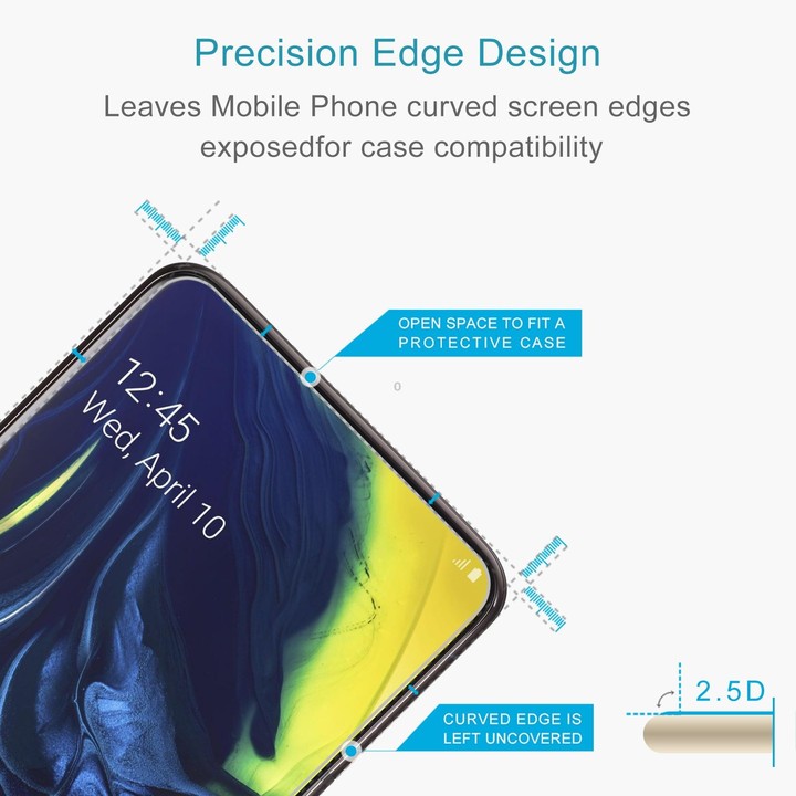 10 PCS 0.26mm 9H 2.5D Tempered Glass Film For Samsung Galaxy M80s
