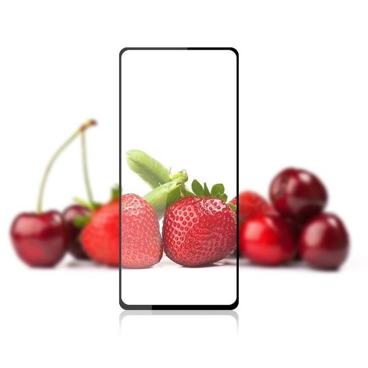 mocolo 0.33mm 9H 2.5D Full Glue Silk Print Tempered Glass Film For Samsung Galaxy A73 5G(Black)