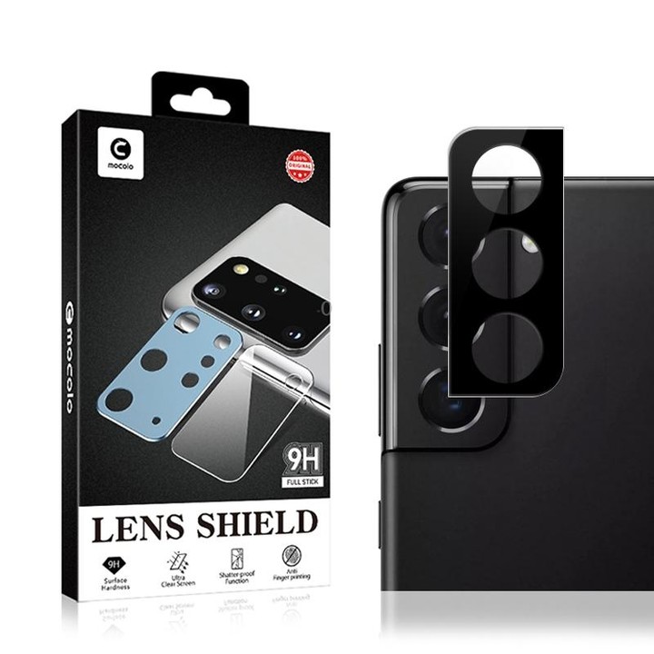 For Samsung Galaxy S22+ 5G mocolo 2.5D 9H Rear Camera Lens Tempered Glass Film(Black)