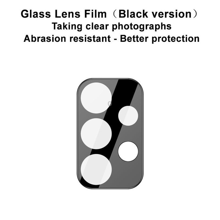 imak Integrated Rear Camera Lens Tempered Glass Film with Lens Cap Black Version For Samsung Galaxy A53 5G
