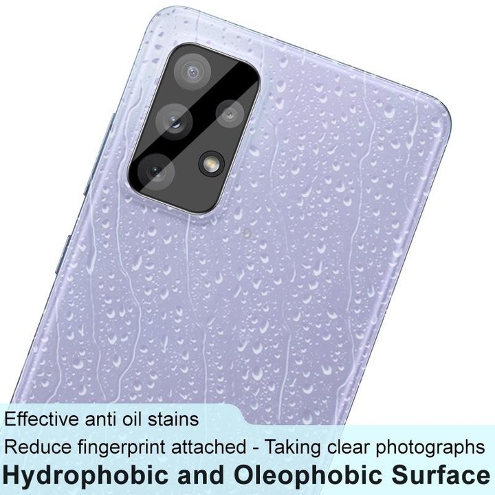 imak Integrated Rear Camera Lens Tempered Glass Film with Lens Cap Black Version For Samsung Galaxy A73