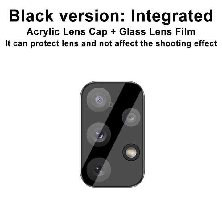 imak Integrated Rear Camera Lens Tempered Glass Film with Lens Cap Black Version For Samsung Galaxy A73