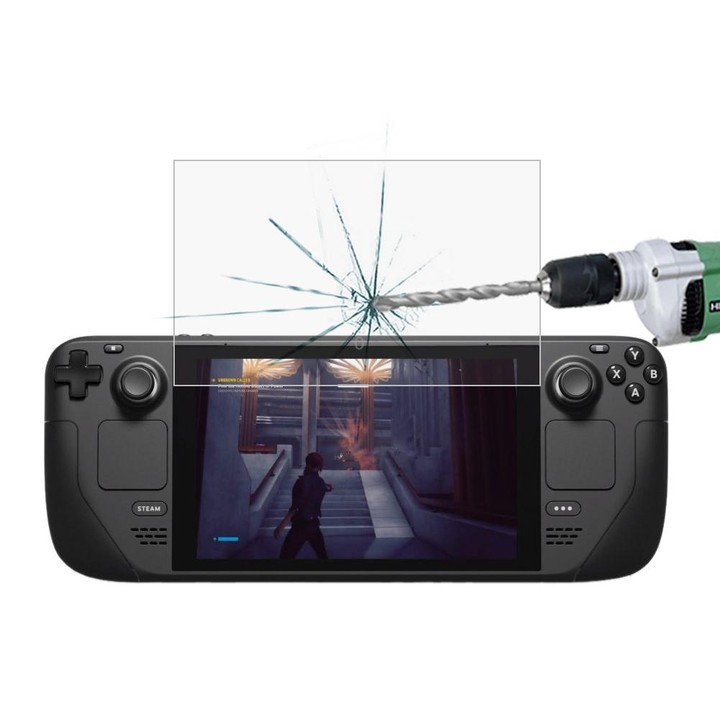 0.26mm 9H 2.5D Tempered Glass Film For Steam Deck Game Console