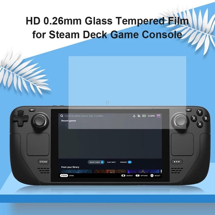 0.26mm 9H 2.5D Tempered Glass Film For Steam Deck Game Console