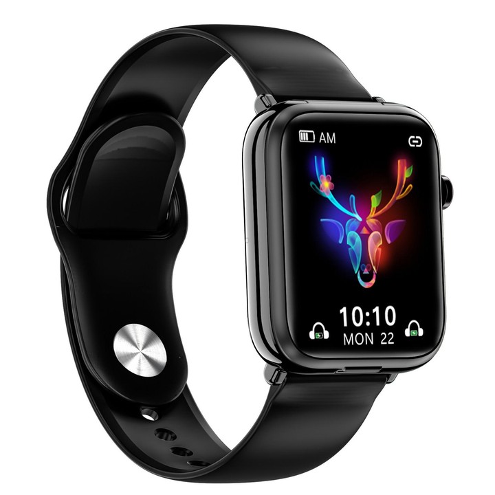 X8 1.69 inch IPS Screen Smart Watch TWS Earbuds, Support Bluetooth Call(Black)
