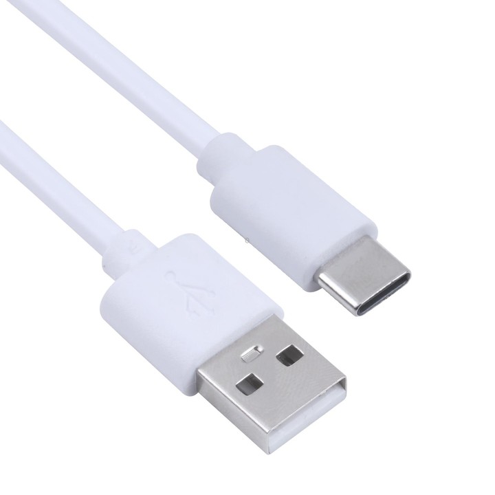 USB to USB-C / Type-C Copper Core Charging Cable, Cable Length:30cm(White)