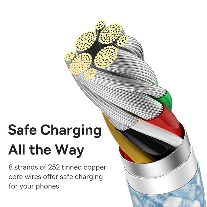 Baseus 100W USB to Type-C / USB-C Dynamic Series Fast Charging Data Cable, Length:1m(Blue)
