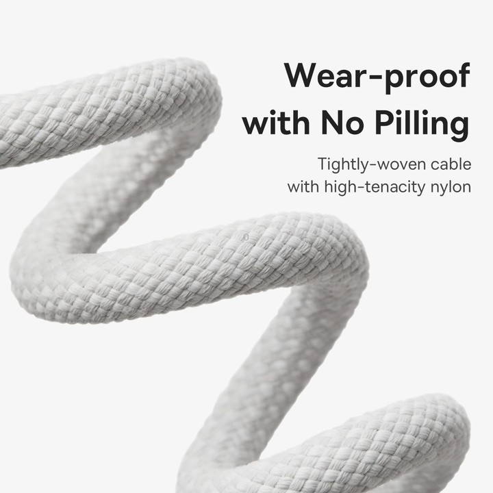 Baseus 100W USB to Type-C / USB-C Dynamic Series Fast Charging Data Cable, Length:2m(White)