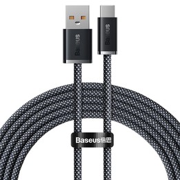 Baseus 100W USB to Type-C / USB-C Dynamic Series Fast Charging Data Cable, Length:2m(Dark Grey Blue)