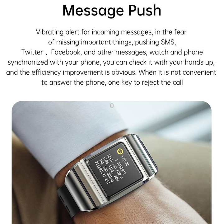 G36pro 1.3 inch IPS Screen Earphone Smart Watch,Support Blood Pressure Measurement / Sleep Monitoring(Black)