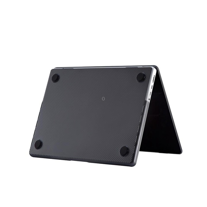 Carbon Fiber Textured Plastic Laptop Protective Case For MacBook Pro 13.3 inch A1706 / A1708 / A1989 / A2159 / A2338(Black)