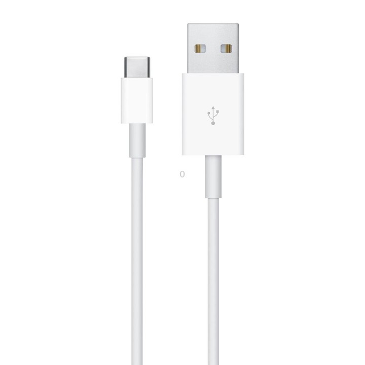 2A USB to USB-C / Type-C Data Cable, Cable Length:1m(White)