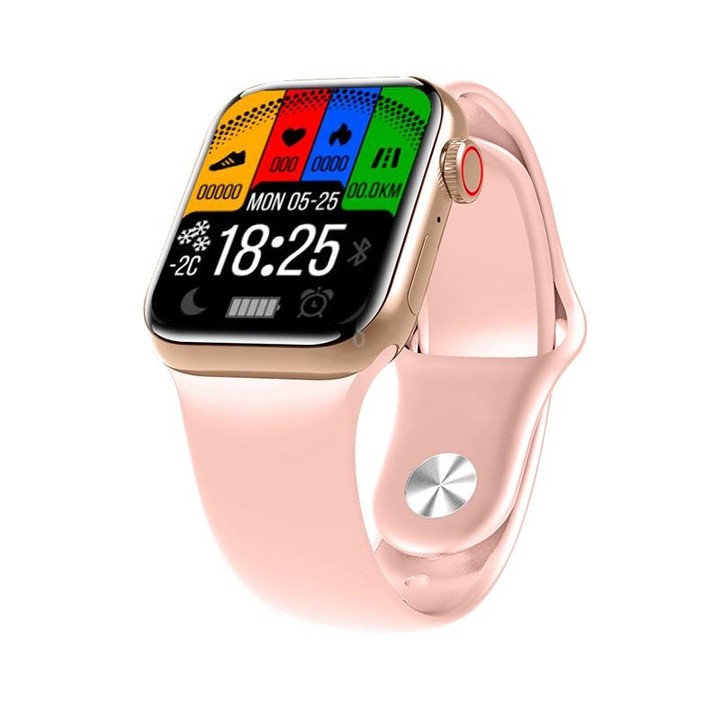 D SEVEN 1.9 inch TFT Screen Smart Watch, Support Bluetooth Dial/Sleep Monitoring(Pink)