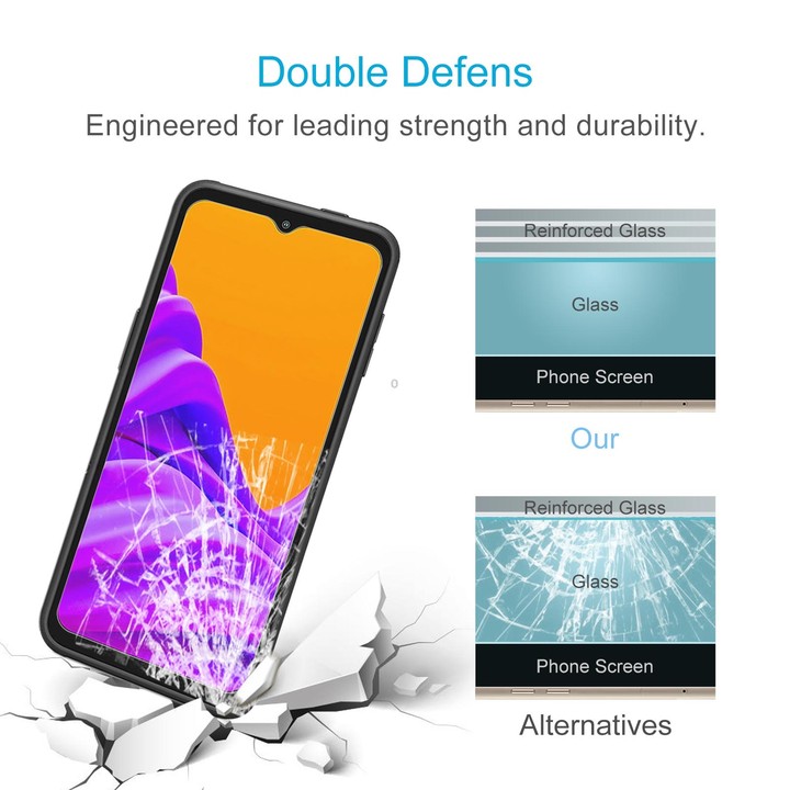 50 PCS 0.26mm 9H 2.5D Tempered Glass Film For Samsung Galaxy Xcover6 Pro
